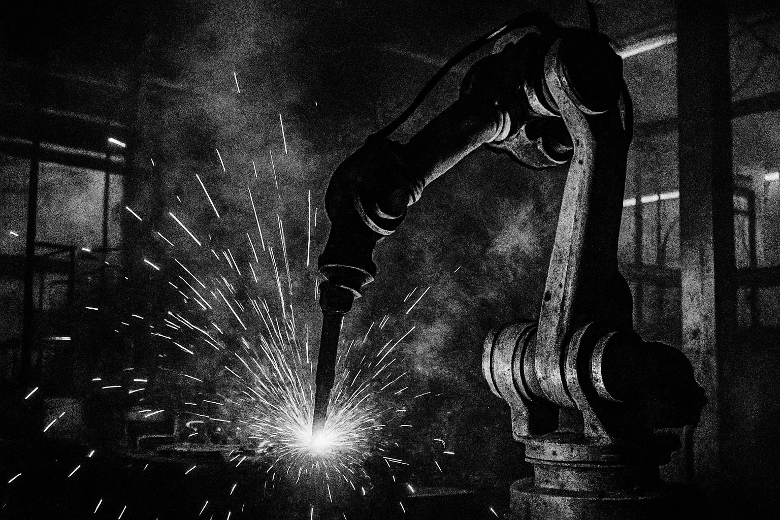 Industrial welding robot